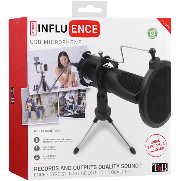 TNB MICROPHONE USB INFLUENCE NOIR