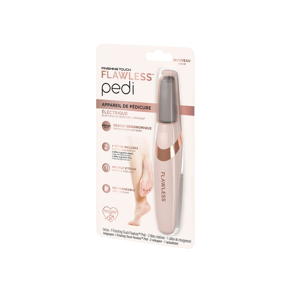 FLAWLESS APPAREIL PEDICURE -DOUBLE VITESSE-RECHARGEABLE